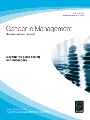 cover image of Gender in Management: An International Journal, Volume 31, Number 8